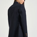 Blazer donna doppiopetto blu notte GWP00829 P00061950486 GOLDEN GOOSE 