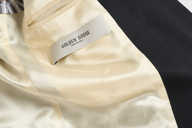 Blazer donna doppiopetto nero GWP00829 P00152190100 GOLDEN GOOSE 