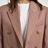 Blazer donna double breasted doppiopetto cipria GWP00829 P00258555723 GOLDEN GOOSE 