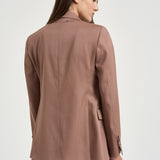 Blazer donna double breasted doppiopetto cipria GWP00829 P00258555723 GOLDEN GOOSE 