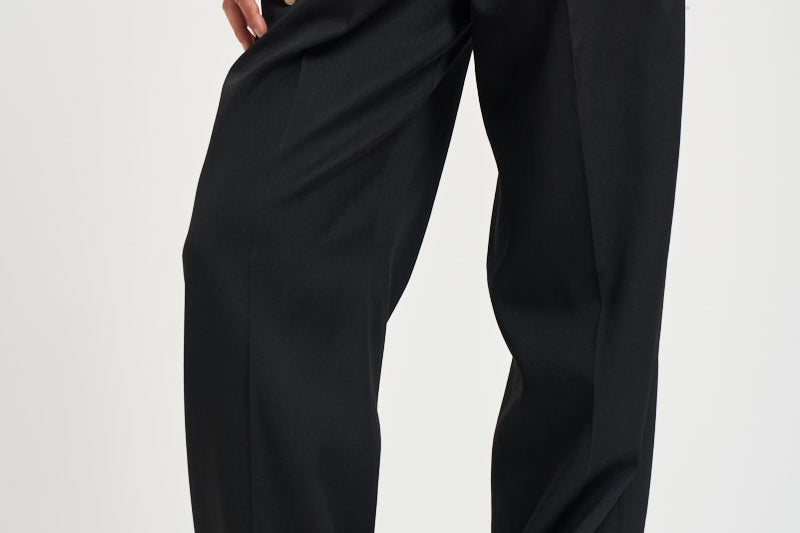 Pantalone donna Journey wide leg nero GWP01203 P00154690100 GOLDEN GOOSE 