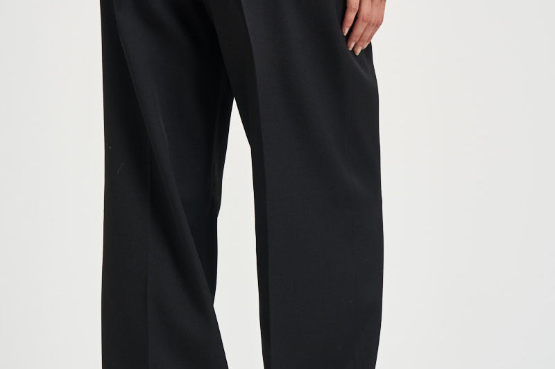 Pantalone donna Journey wide leg nero GWP01203 P00154690100 GOLDEN GOOSE 