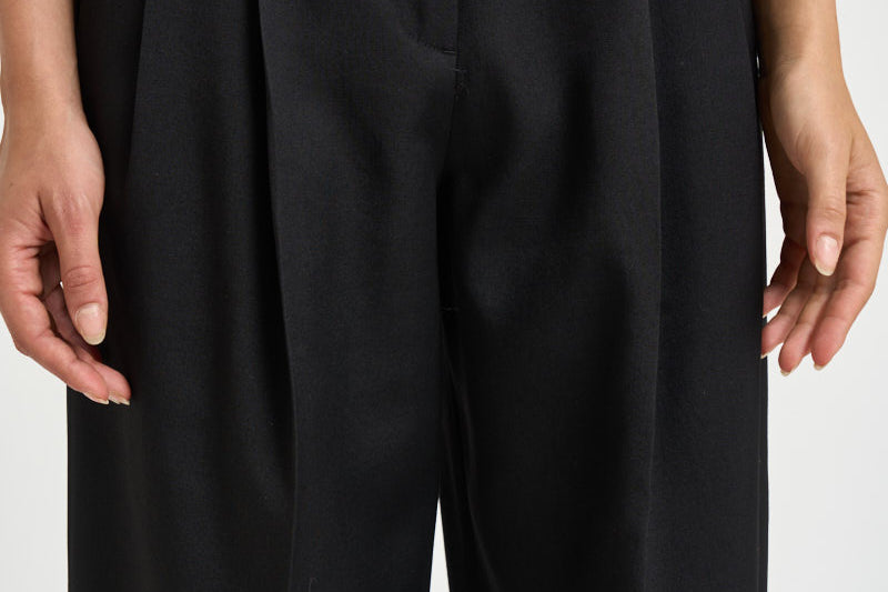 Pantalone donna Journey wide leg nero GWP01203 P00154690100 GOLDEN GOOSE 