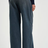 Pantalone donna journey wid leg blu GWP01203 P00265450100 GOLDEN GOOSE 
