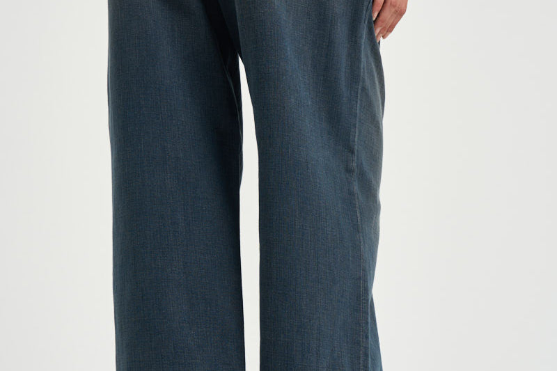 Pantalone donna journey wid leg blu GWP01203 P00265450100 GOLDEN GOOSE 
