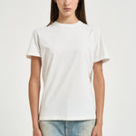 T-shirt donna regular distressed bianca GWP01220 P00063810363 GOLDEN GOOSE 