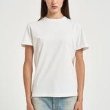 T-shirt donna regular distressed bianca GWP01220 P00063810363 GOLDEN GOOSE 