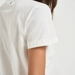 T-shirt donna regular distressed bianca GWP01220 P00063810363 GOLDEN GOOSE 