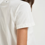 T-shirt donna regular distressed bianca GWP01220 P00063810363 GOLDEN GOOSE 