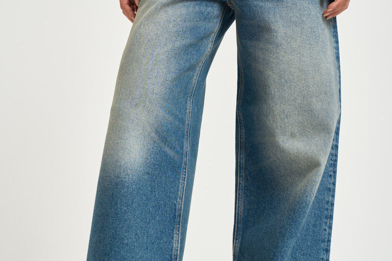 Jeans donna Melody dritto in denim blu GWP02079 P00062150100 GOLDEN GOOSE 