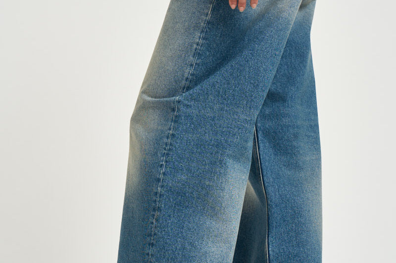 Jeans donna Melody dritto in denim blu GWP02079 P00062150100 GOLDEN GOOSE 