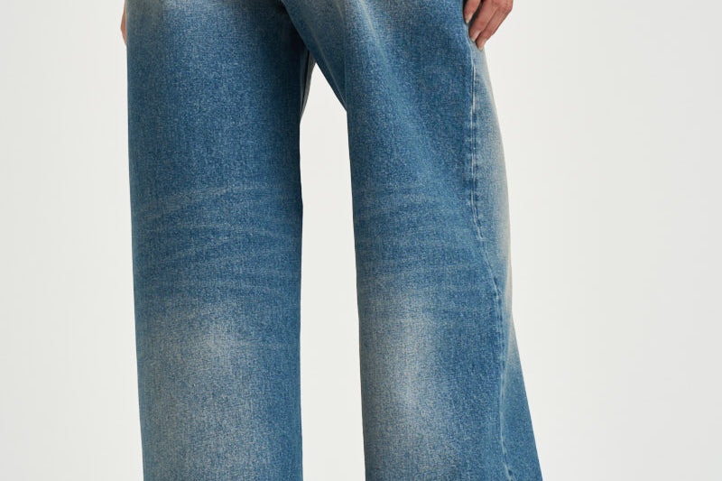 Jeans donna Melody dritto in denim blu GWP02079 P00062150100 GOLDEN GOOSE 