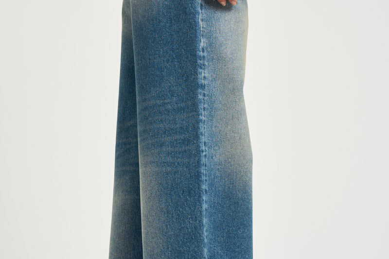 Jeans donna Melody dritto in denim blu GWP02079 P00062150100 GOLDEN GOOSE 