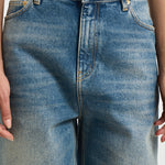 Jeans donna Melody dritto in denim blu GWP02079 P00062150100 GOLDEN GOOSE 