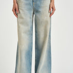Jeans donna Melody Boyfriend in denim chiaro GWP02079 P00260650100 GOLDEN GOOSE 