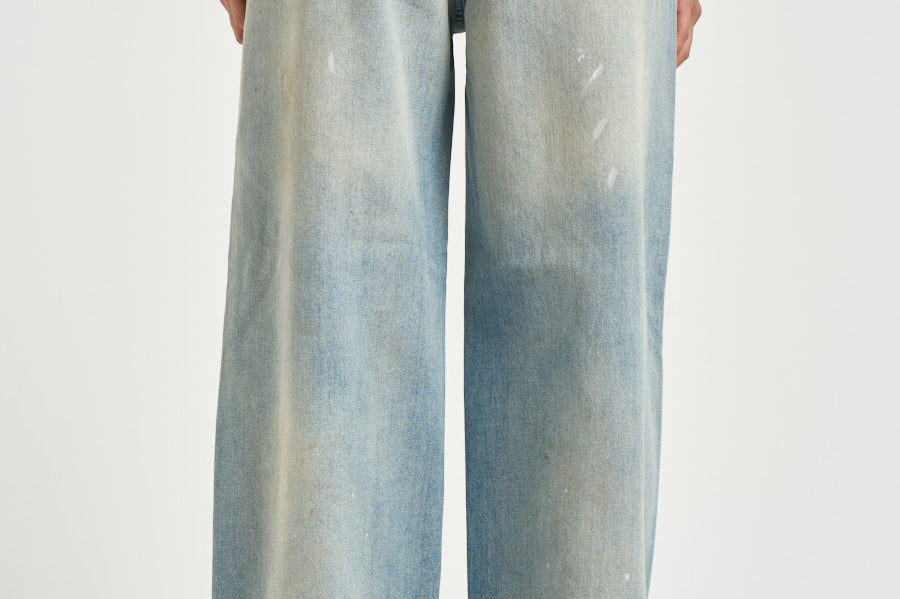 Jeans donna Melody Boyfriend in denim chiaro GWP02079 P00260650100 GOLDEN GOOSE 