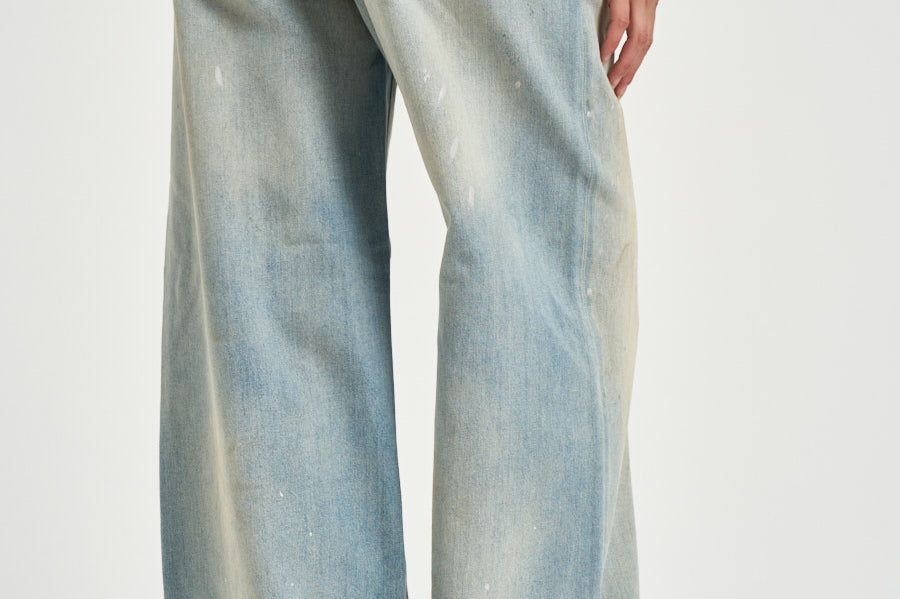 Jeans donna Melody Boyfriend in denim chiaro GWP02079 P00260650100 GOLDEN GOOSE 