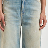 Jeans donna Melody Boyfriend in denim chiaro GWP02079 P00260650100 GOLDEN GOOSE 