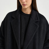 Cappotto donna monopetto Cocoon nero GWP02275 P00197390100 GOLDEN GOOSE 