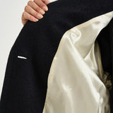 Cappotto donna monopetto Cocoon nero GWP02275 P00197390100 GOLDEN GOOSE 