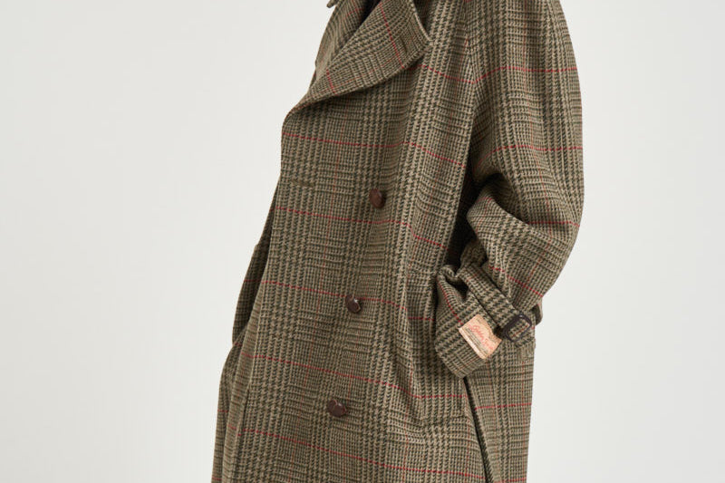 Trench donna Roxanne doppiopetto a quadri GWP02736 P00258283381 GOLDEN GOOSE 