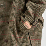 Trench donna Roxanne doppiopetto a quadri GWP02736 P00258283381 GOLDEN GOOSE 