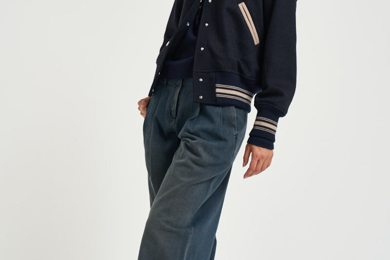 Bomber donna slim blu navy GWP02742 P00259551119 GOLDEN GOOSE 