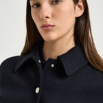 Bomber donna slim blu navy GWP02742 P00259551119 GOLDEN GOOSE 