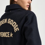 Bomber donna slim blu navy GWP02742 P00259551119 GOLDEN GOOSE 