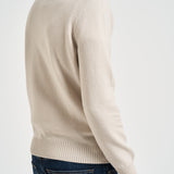 Maglia uomo girocollo panna 23125 19621113 GRAN SASSO 