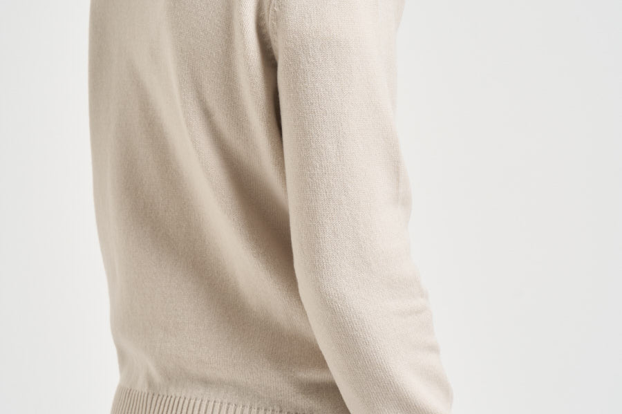 Maglia uomo girocollo panna 23125 19621113 GRAN SASSO 