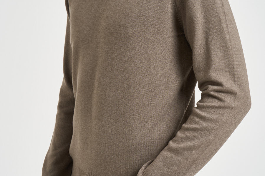 Maglia uomo girocollo tortora 57167 19588012 GRAN SASSO 