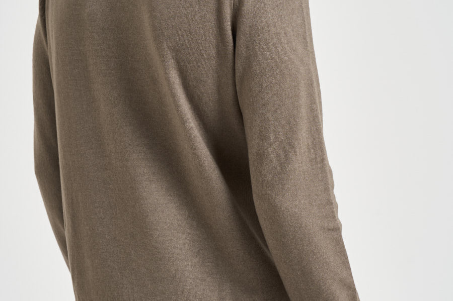 Maglia uomo girocollo tortora 57167 19588012 GRAN SASSO 