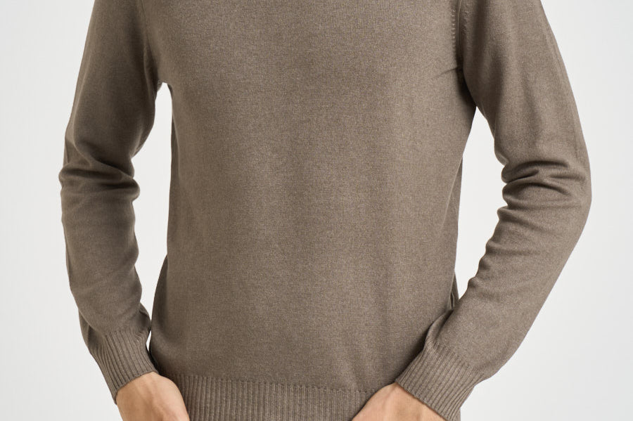 Maglia uomo girocollo tortora 57167 19588012 GRAN SASSO 