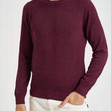 Maglia uomo girocollo bordeaux 57167 19588291 GRAN SASSO 