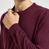 Maglia uomo girocollo bordeaux 57167 19588291 GRAN SASSO 