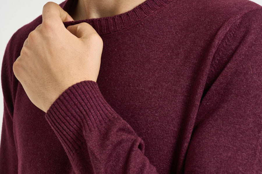 Maglia uomo girocollo bordeaux 57167 19588291 GRAN SASSO 