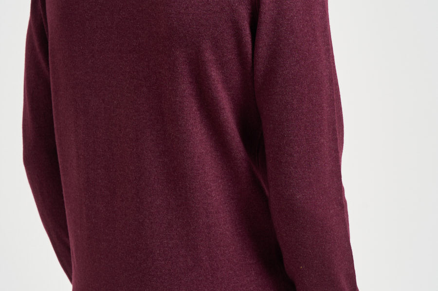 Maglia uomo girocollo bordeaux 57167 19588291 GRAN SASSO 