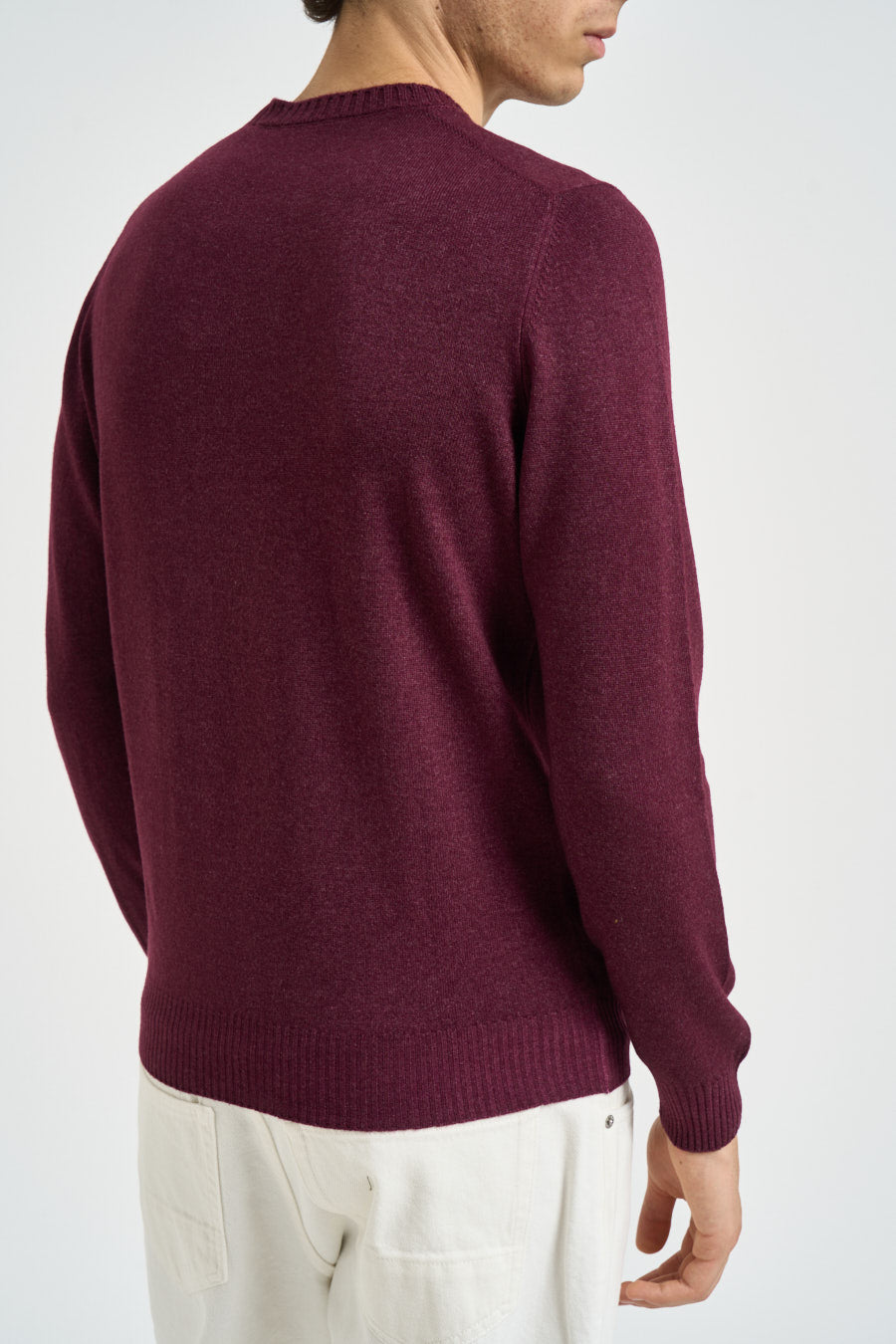 Maglia uomo girocollo bordeaux 57167 19588291 GRAN SASSO 