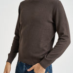 Maglia uomo girocollo marrone 57167 19588308 GRAN SASSO 