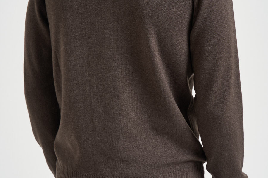 Maglia uomo girocollo marrone 57167 19588308 GRAN SASSO 