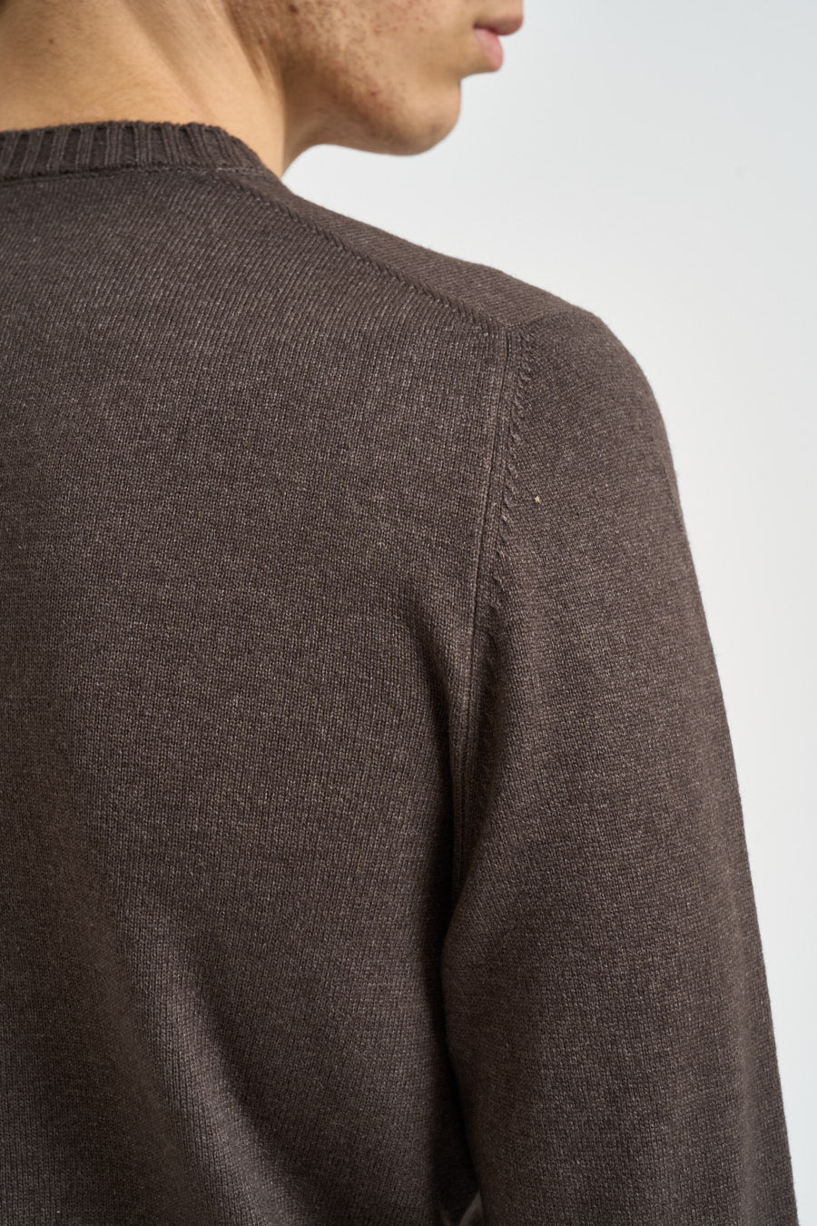 Maglia uomo girocollo marrone 57167 19588308 GRAN SASSO 