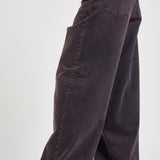 Jeans donna Bethany gamba larga in denim melanzana BETHANY PINKBLACK HAIKURE 