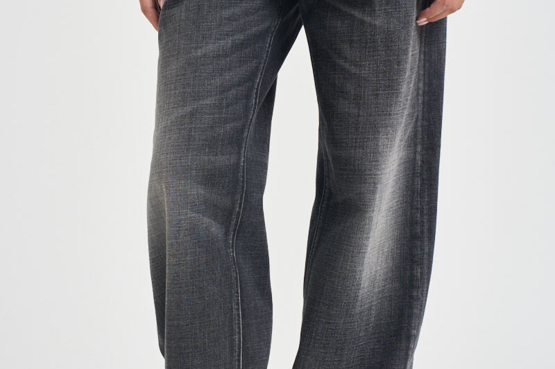 Jeans donna gamba dritta vintage nero BONNIE HEDWIGBLACK HAIKURE 