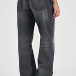 Jeans donna gamba dritta vintage nero BONNIE HEDWIGBLACK HAIKURE 