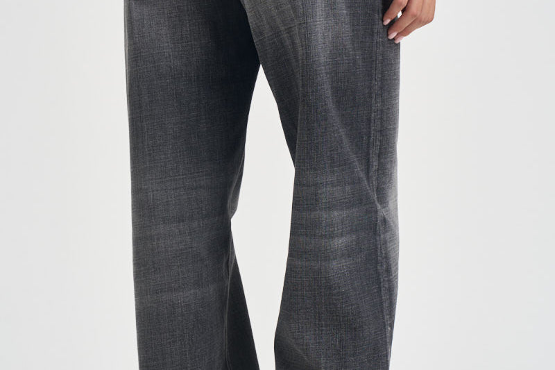 Jeans donna gamba dritta vintage nero BONNIE HEDWIGBLACK HAIKURE 