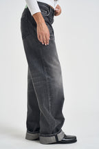 Jeans donna gamba dritta vintage nero BONNIE HEDWIGBLACK HAIKURE 