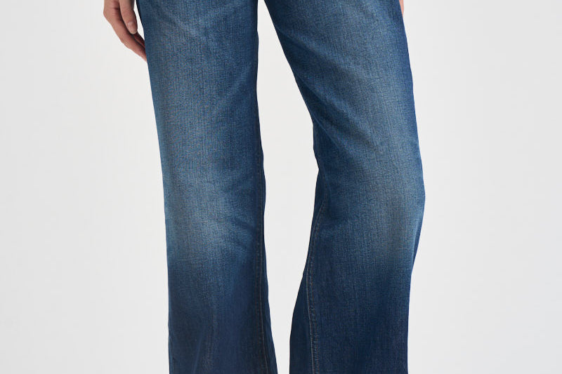 Jeans donna Korea Norm Core in denim blu KOREA NORMCORE HAIKURE 