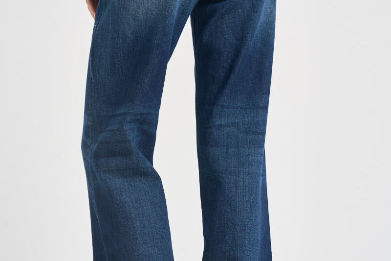 Jeans donna Korea Norm Core in denim blu KOREA NORMCORE HAIKURE 