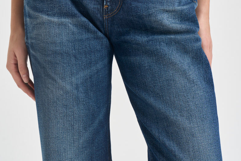 Jeans donna Korea Norm Core in denim blu KOREA NORMCORE HAIKURE 